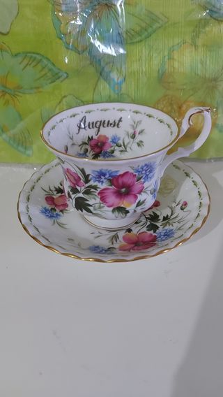 Royal Albert Tea Cup & Saucer - August