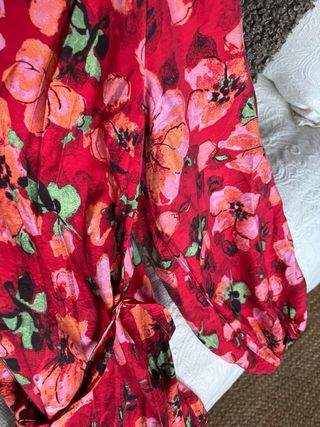 Vestido flores HM tallas grandes 