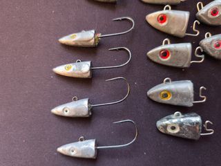 18 Cabezales Plomadas Pesca