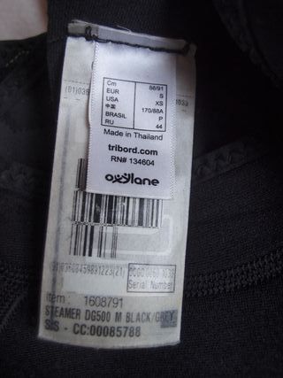 Neopreno hombre Tribord talla S