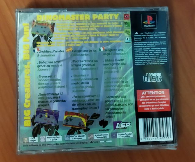 DinoMaster Party - PlayStation PAL