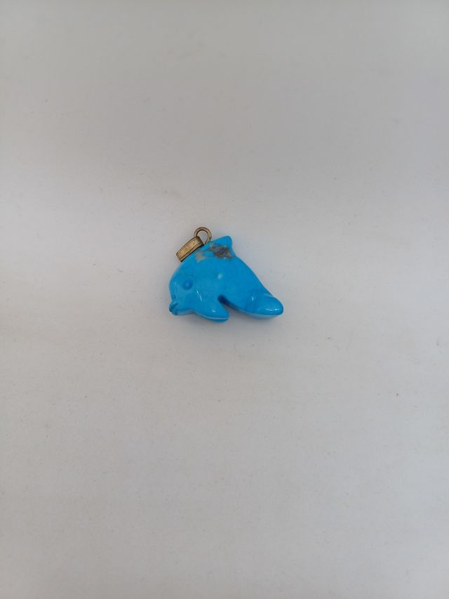 ciondolo delfino turchese