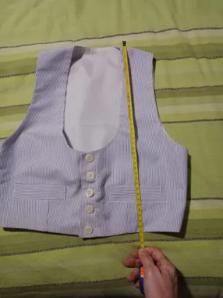 Chaqueta niño rayas azul-blanco