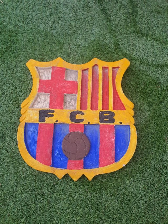 Escudo FC Barcelona - Yeso