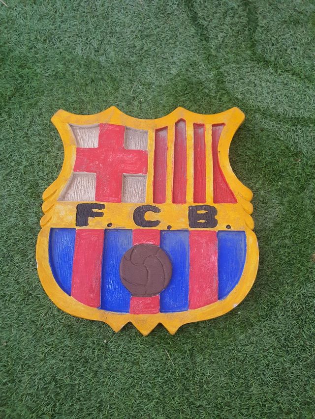 Escudo FC Barcelona - Yeso