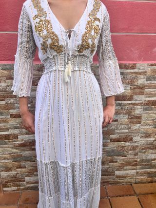 Vestido Ibicenco blanco.