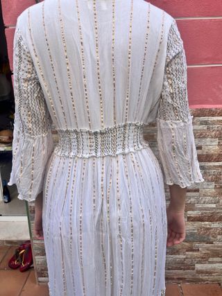 Vestido Ibicenco blanco.