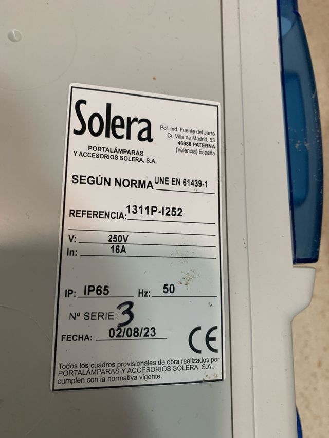 Provisional de luz 220W