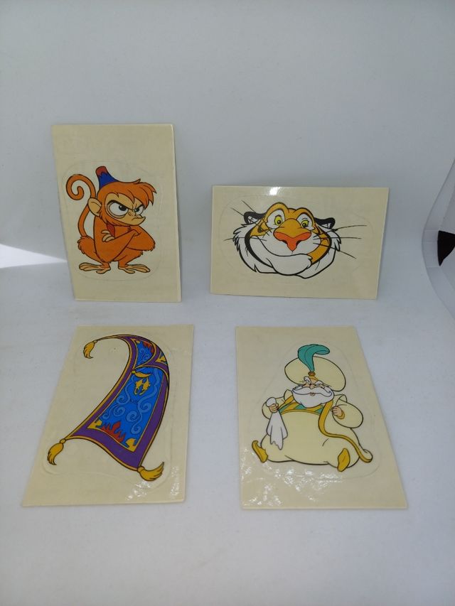 4 figurine Aladdin Diney anni 90