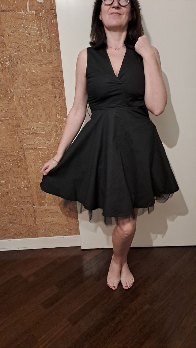 Vestito Motivi nero estivo