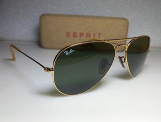 Ray-Ban Aviator clásicas doradas 58□14
