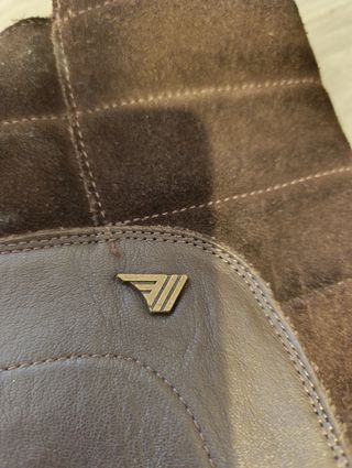 Botas altas marrones piel