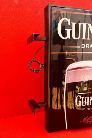 LUMINOSO CERVEZAS GUINNESS / VINTAGE / AÑOS 90