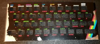 Caratula Teclado Sinclair ZX Spectrum 16 y 48 K