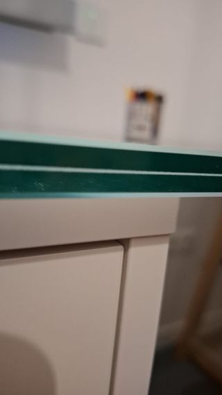 Escritorio cristal
