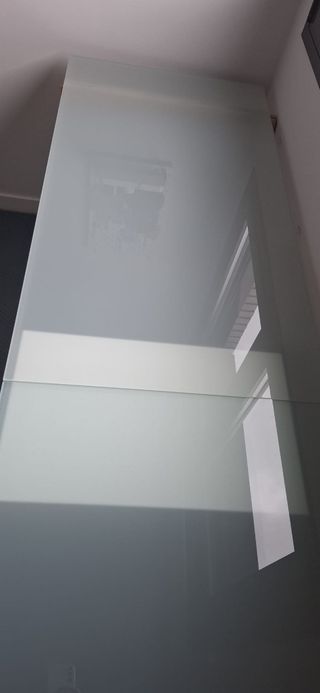 Escritorio cristal