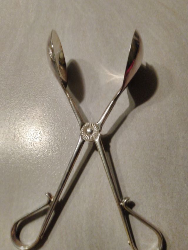 Pinza insalata vintage metallo