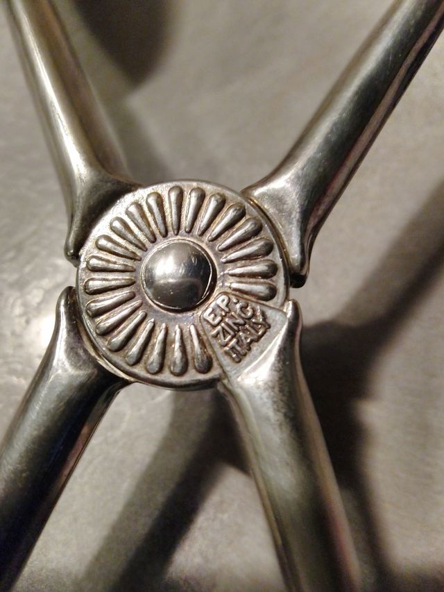 Pinza insalata vintage metallo
