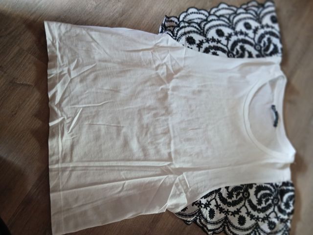 Camiseta Zara blanca