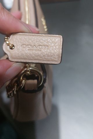 Bolso Coach beige