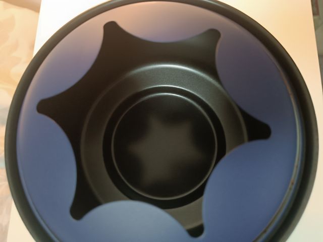 Fonduta: pentola blu e fornelletto