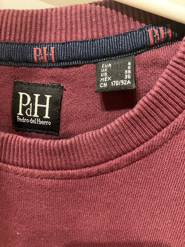 Sudadera Granate Pedro del Hierro