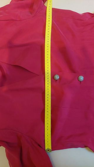 Completo rosso seta vintage