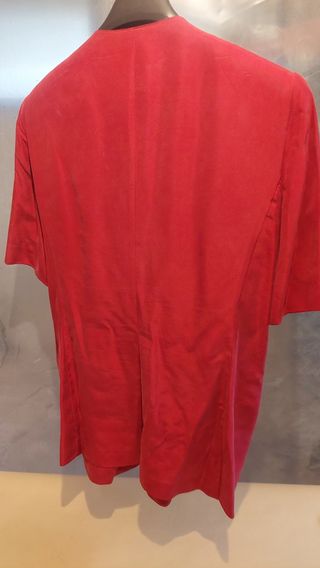 Completo rosso seta vintage