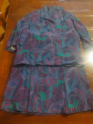 Completo vintage floreale