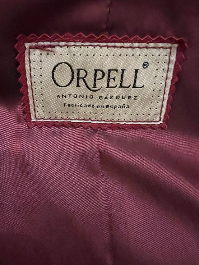 Chaqueta blazer vintage de piel