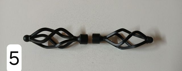 Terminales para barras de cortinas 