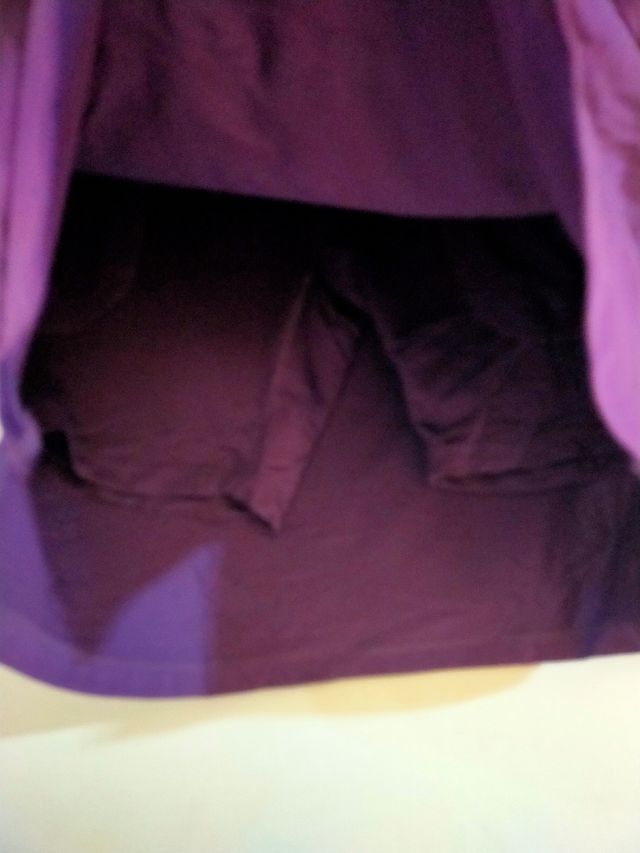 Falda deportiva morada c/pantalón