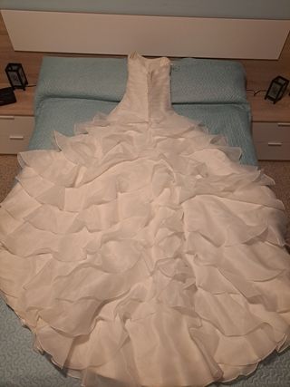 Vestido novia ALMANOVIA talla 38