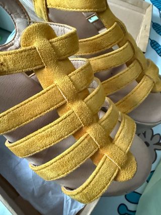 Zapatos plataforma amarillos - Talla 38