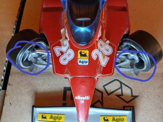 Vintage Bburago Ferrari 126 scala 1/24 (Arnoux)