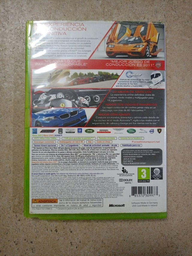 Forza Motorsport 4 Xbox 360
