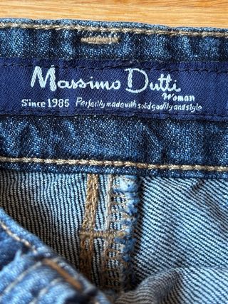 Vaqueros Massimo Dutti - Tiro bajo