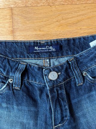 Vaqueros Massimo Dutti - Tiro bajo