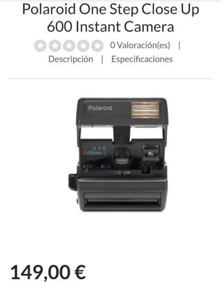 Cámara de fotos instantánea