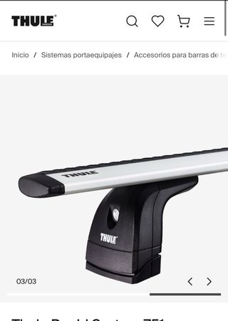 4 Soportes Thule WingBar