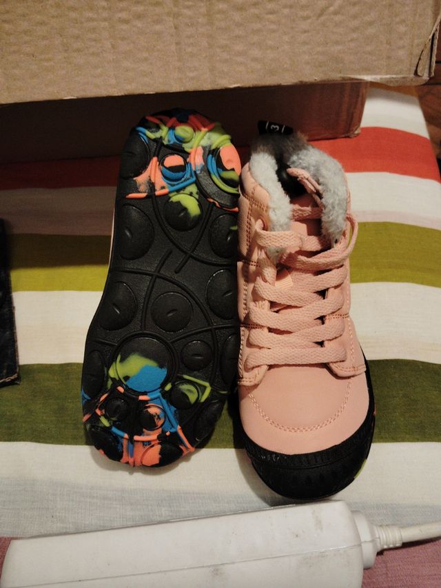 Botas niña invierno rosa talla 30