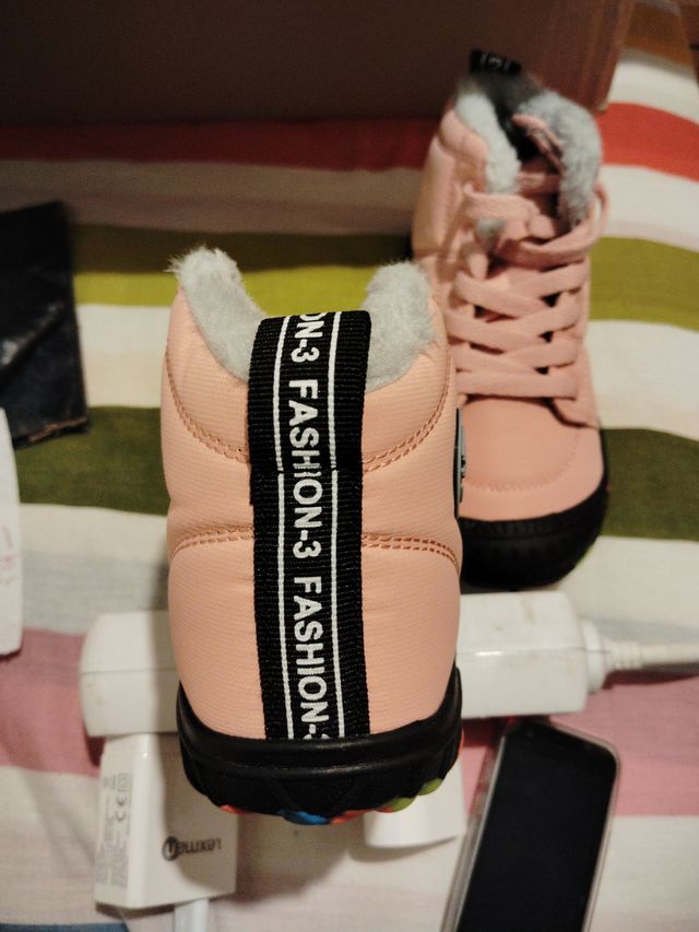 Botas niña invierno rosa talla 30