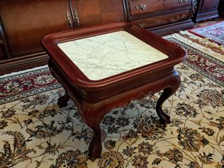 Mesa de centro auxiliar mármol