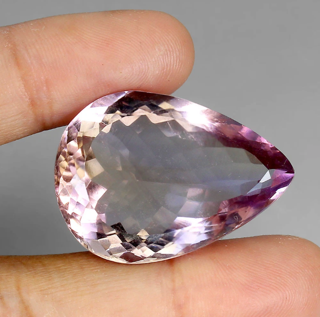 Gemma Naturale Ametrina, Pietra Preziosa, Ciondolo