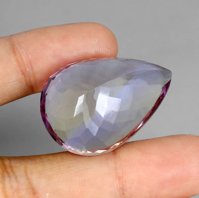 Gemma Naturale Ametrina, Pietra Preziosa, Ciondolo