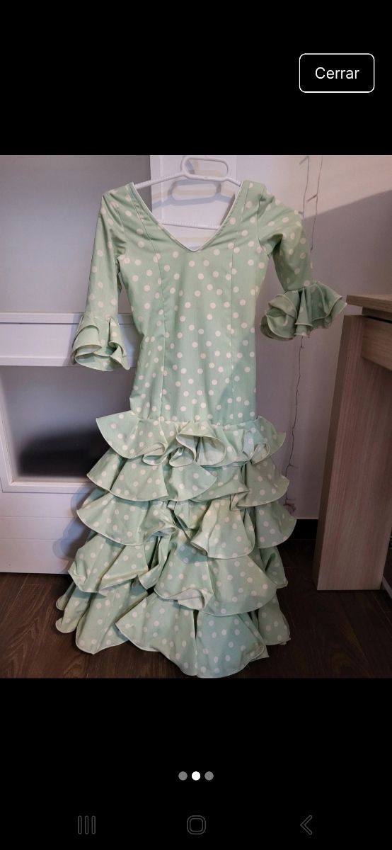 Precioso vestido flamenca niña