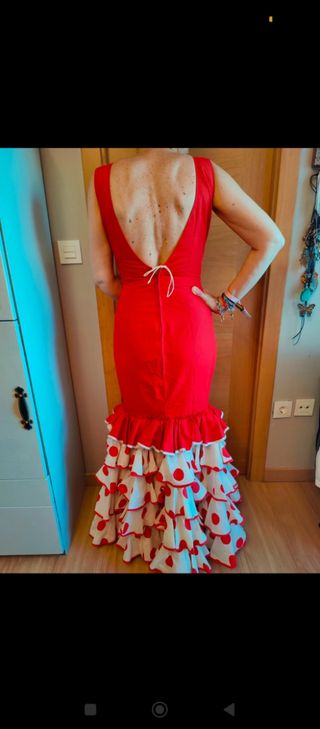 BAJADA DE PRECIO !!!Traje Flamenca Rojo - lunares 