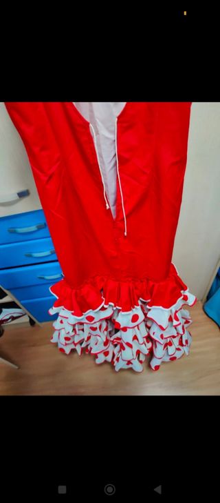 BAJADA DE PRECIO !!!Traje Flamenca Rojo - lunares 