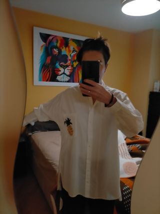 Camisa blanca Zara - Talla L