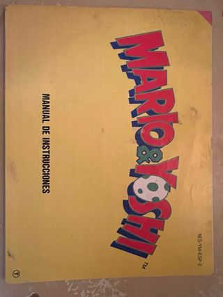 Manual Mario y Yoshi NES